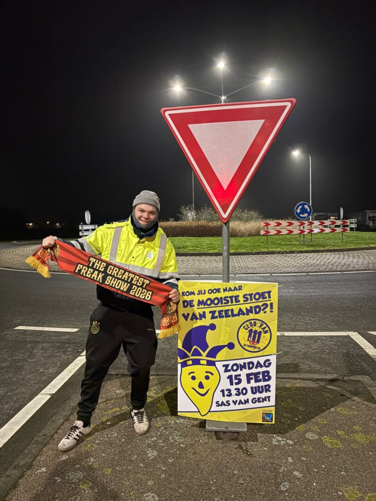 plaatsen van borden door de Sloebers - 2026