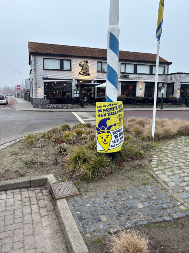 plaatsen van borden door de Sloebers - 2026